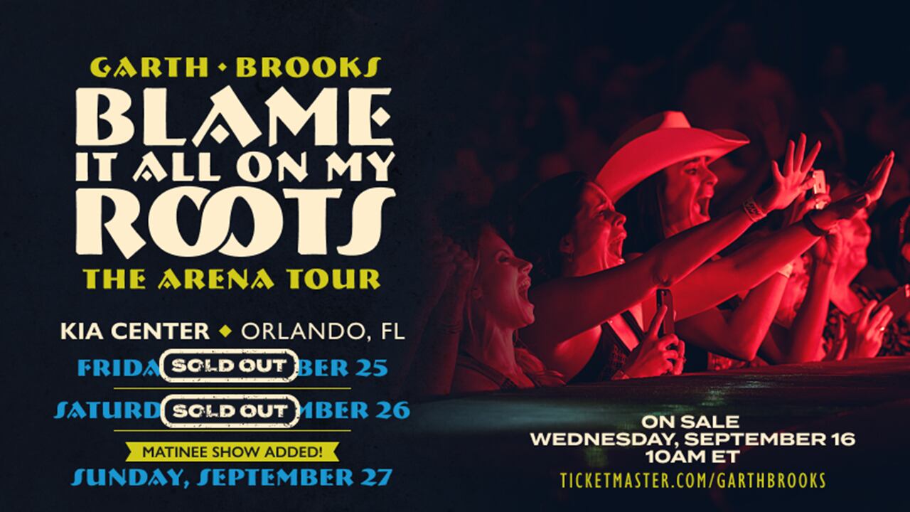 Win Tickets to See Garth Brooks at Kia Center on September 26